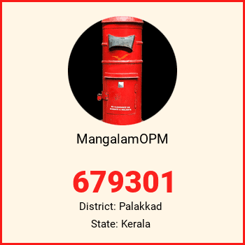 MangalamOPM pin code, district Palakkad in Kerala