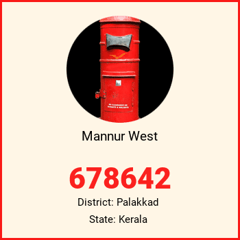 Mannur West pin code, district Palakkad in Kerala