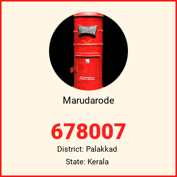 Marudarode pin code, district Palakkad in Kerala