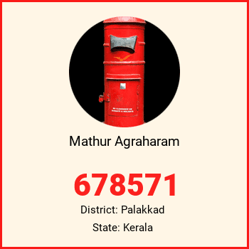 Mathur Agraharam pin code, district Palakkad in Kerala