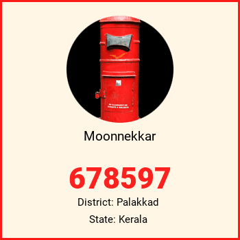 Moonnekkar pin code, district Palakkad in Kerala