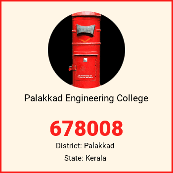 Palakkad Engineering College pin code, district Palakkad in Kerala