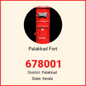 Palakkad Fort pin code, district Palakkad in Kerala