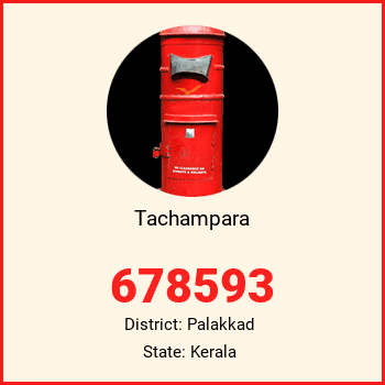 Tachampara pin code, district Palakkad in Kerala