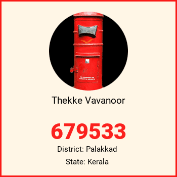 Thekke Vavanoor pin code, district Palakkad in Kerala