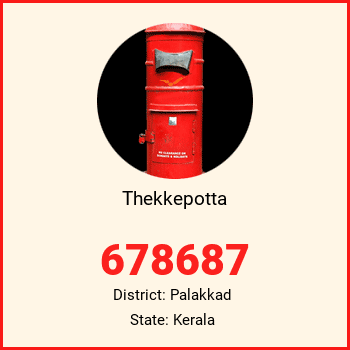 Thekkepotta pin code, district Palakkad in Kerala