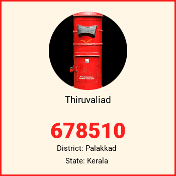 Thiruvaliad pin code, district Palakkad in Kerala
