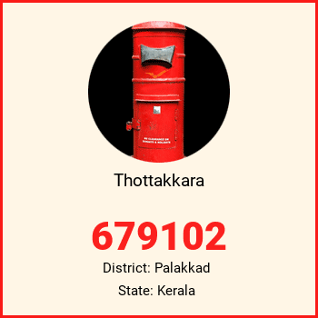 Thottakkara pin code, district Palakkad in Kerala