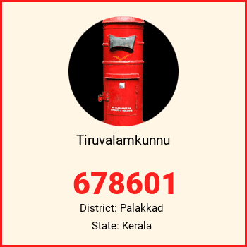 Tiruvalamkunnu pin code, district Palakkad in Kerala