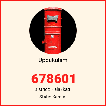 Uppukulam pin code, district Palakkad in Kerala