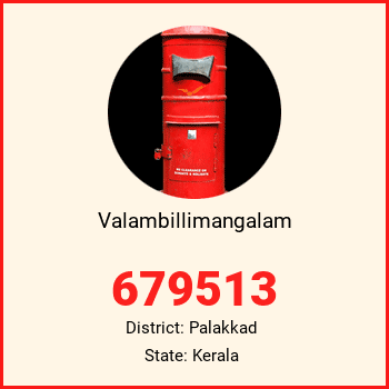 Valambillimangalam pin code, district Palakkad in Kerala