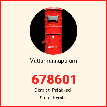 Vattamannapuram pin code, district Palakkad in Kerala