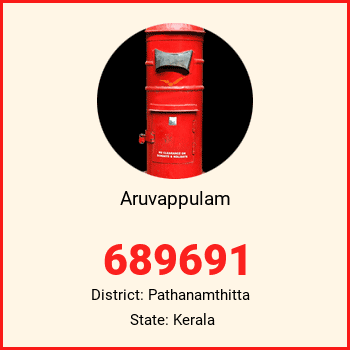 Aruvappulam pin code, district Pathanamthitta in Kerala