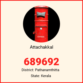 Attachakkal pin code, district Pathanamthitta in Kerala