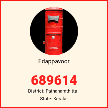 Edappavoor pin code, district Pathanamthitta in Kerala