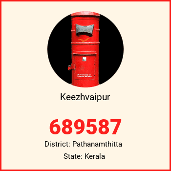 Keezhvaipur pin code, district Pathanamthitta in Kerala