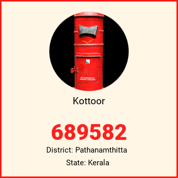 Kottoor pin code, district Pathanamthitta in Kerala