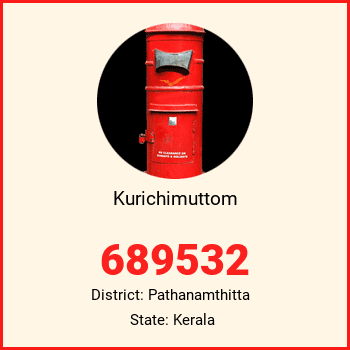 Kurichimuttom pin code, district Pathanamthitta in Kerala