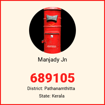 Manjady Jn pin code, district Pathanamthitta in Kerala