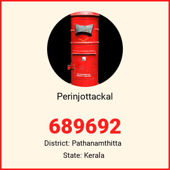 Perinjottackal pin code, district Pathanamthitta in Kerala