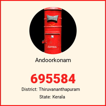 Andoorkonam pin code, district Thiruvananthapuram in Kerala