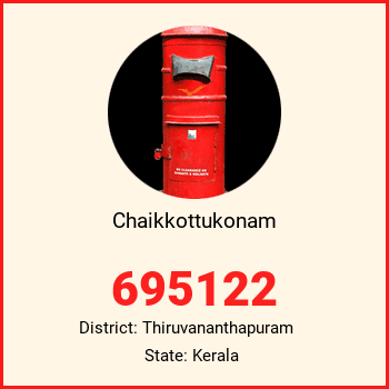 Chaikkottukonam pin code, district Thiruvananthapuram in Kerala