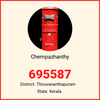 Chempazhanthy pin code, district Thiruvananthapuram in Kerala