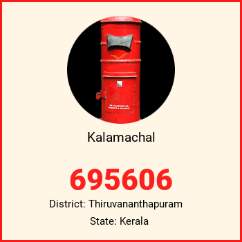 Kalamachal pin code, district Thiruvananthapuram in Kerala