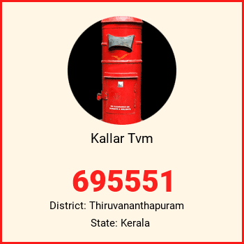 Kallar Tvm pin code, district Thiruvananthapuram in Kerala
