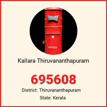 Kallara Thiruvananthapuram pin code, district Thiruvananthapuram in Kerala