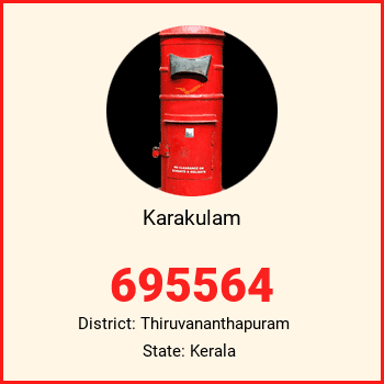 Karakulam pin code, district Thiruvananthapuram in Kerala