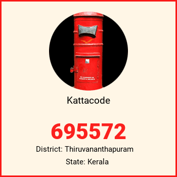 Kattacode pin code, district Thiruvananthapuram in Kerala