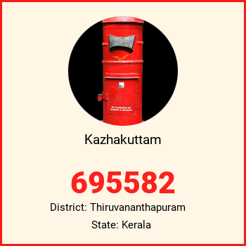 Kazhakuttam pin code, district Thiruvananthapuram in Kerala