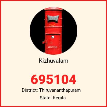 Kizhuvalam pin code, district Thiruvananthapuram in Kerala