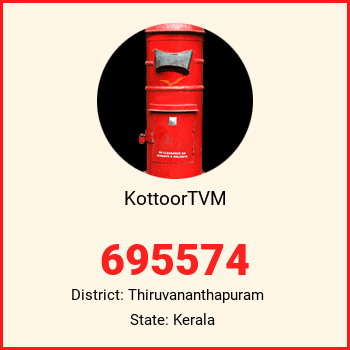 KottoorTVM pin code, district Thiruvananthapuram in Kerala