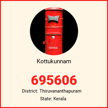 Kottukunnam pin code, district Thiruvananthapuram in Kerala