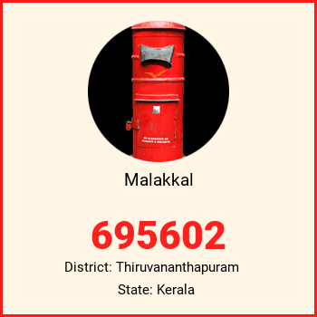 Malakkal pin code, district Thiruvananthapuram in Kerala