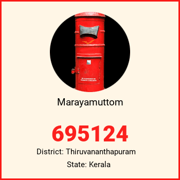 Marayamuttom pin code, district Thiruvananthapuram in Kerala