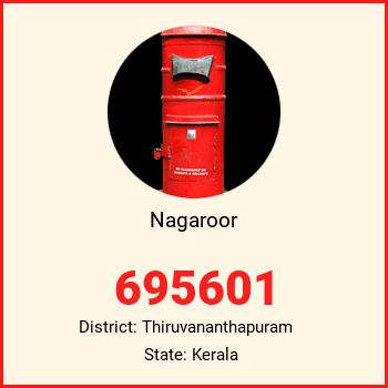 Nagaroor pin code, district Thiruvananthapuram in Kerala