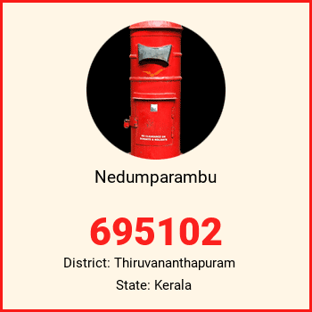 Nedumparambu pin code, district Thiruvananthapuram in Kerala