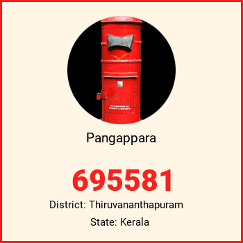 Pangappara pin code, district Thiruvananthapuram in Kerala