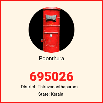 Poonthura pin code, district Thiruvananthapuram in Kerala