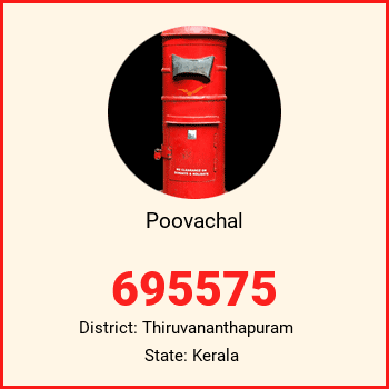 Poovachal pin code, district Thiruvananthapuram in Kerala