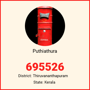 Puthiathura pin code, district Thiruvananthapuram in Kerala