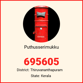 Puthusserimukku pin code, district Thiruvananthapuram in Kerala