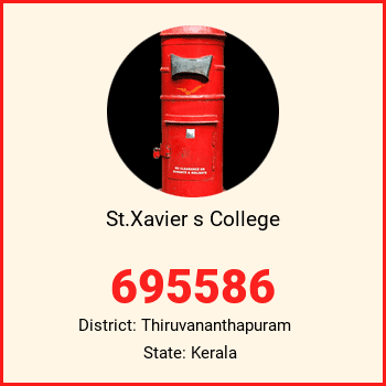 St.Xavier s College pin code, district Thiruvananthapuram in Kerala