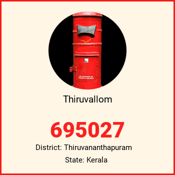 Thiruvallom pin code, district Thiruvananthapuram in Kerala