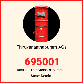 Thiruvananthapuram AGs pin code, district Thiruvananthapuram in Kerala