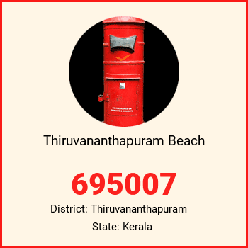 Thiruvananthapuram Beach pin code, district Thiruvananthapuram in Kerala