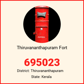 Thiruvananthapuram Fort pin code, district Thiruvananthapuram in Kerala